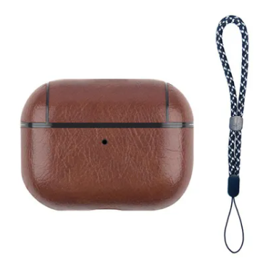 Drop-Resistant Leather Protective Airpods Case