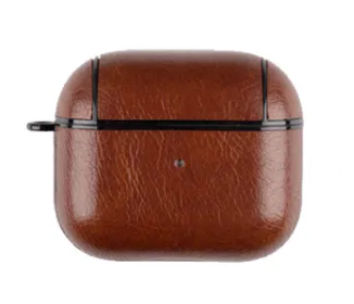 Drop-Resistant Leather Protective Airpods Case