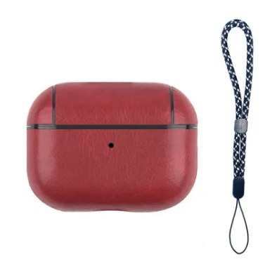 Drop-Resistant Leather Protective Airpods Case
