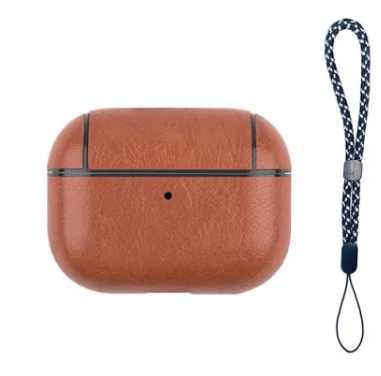 Drop-Resistant Leather Protective Airpods Case