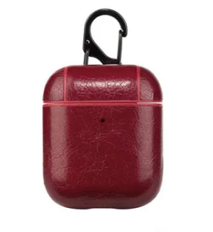 Drop-Resistant Leather Protective Airpods Case