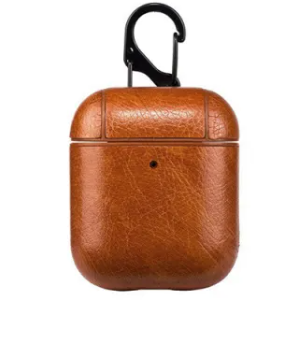 Drop-Resistant Leather Protective Airpods Case